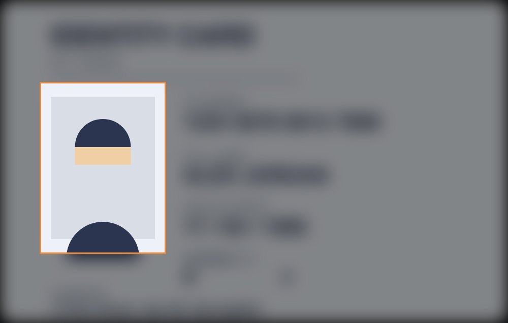 What your phone actually sends: only the portrait stays readable